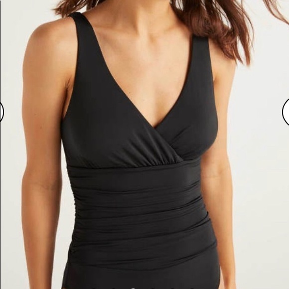 NWT Boden Black Talamanca Swimsuit, size US 6L - Picture 2 of 7